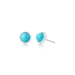 Tiffany & Co. Elsa Peretti® Color by the Yard earrings in silver with turquoise. | ^ Earrings|Sterling Silver Jewelry