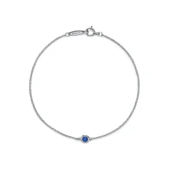 Tiffany & Co. Elsa Peretti® Color by the Yard Sapphire Bracelet in Platinum | ^ Bracelets|Platinum Jewelry