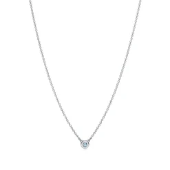 Tiffany & Co. Elsa Peretti® Color by the Yard Aquamarine Pendant in Silver | ^ Necklaces & Pendants|Sterling Silver Jewelry