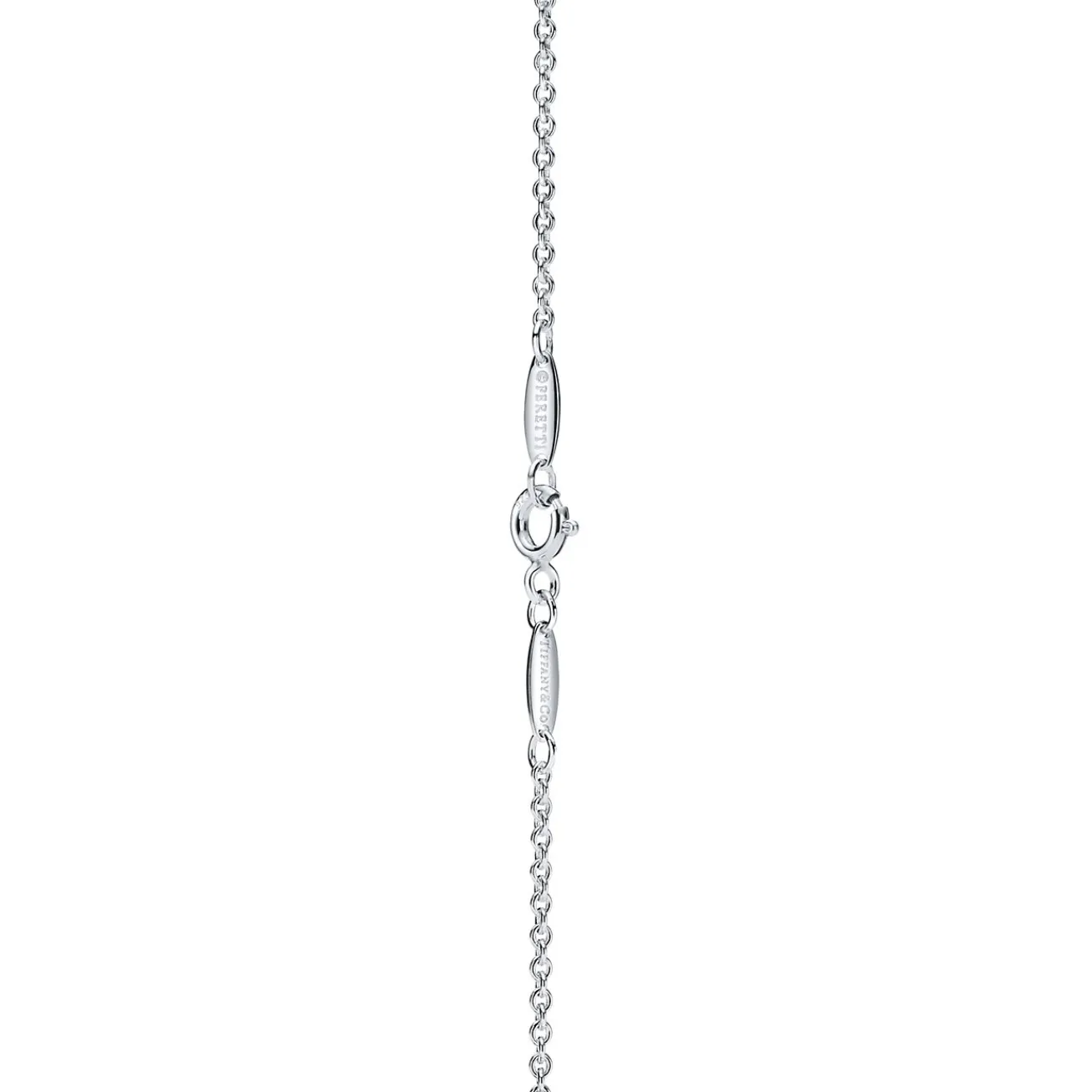 Tiffany & Co. Elsa Peretti® Color by the Yard Aquamarine Pendant in Silver | ^ Necklaces & Pendants|Sterling Silver Jewelry