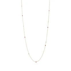 Tiffany & Co. Elsa Peretti® Color by the Yard sprinkle necklace in 18k gold with gemstones. | ^ Necklaces & Pendants|Gold Jewelry