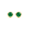 Tiffany & Co. Elsa Peretti® Color by the Yard earrings in 18k gold with emeralds. | ^ Earrings|Gold Jewelry