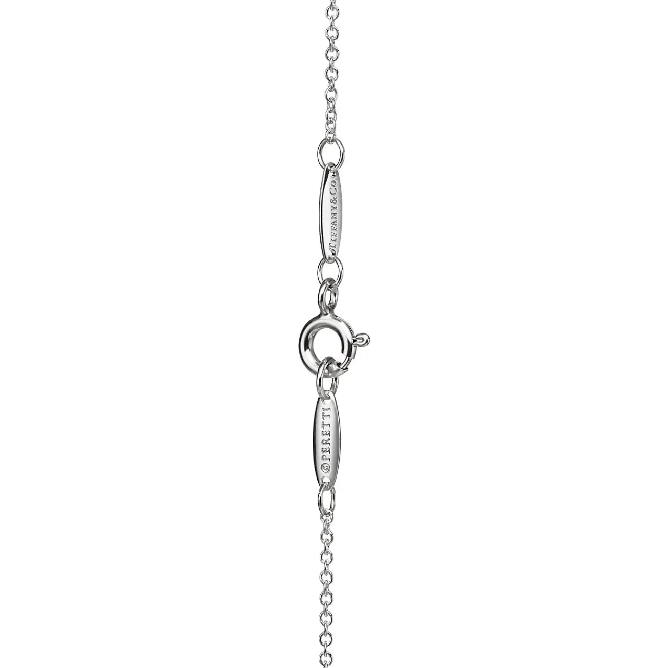 Tiffany & Co. Elsa Peretti® Color by the Yard sprinkle necklace in silver with turquoise. | ^ Necklaces & Pendants|Sterling Silver Jewelry