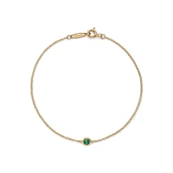 Tiffany & Co. Elsa Peretti® Color by the Yard Emerald Bracelet in Yellow Gold | ^ Bracelets|Dainty Jewelry