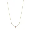 Tiffany & Co. Elsa Peretti® Color by the Yard necklace in 18k gold with a ruby and diamonds. | ^ Necklaces & Pendants|Gifts for Her