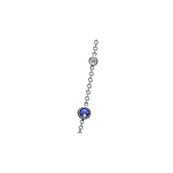 Tiffany & Co. Elsa Peretti® Color by the Yard sprinkle necklace in platinum with gemstones. | ^ Necklaces & Pendants|Platinum Jewelry