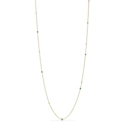 Tiffany & Co. Elsa Peretti® Color by the Yard sprinkle necklace in 18k gold with gemstones. | ^ Necklaces & Pendants|Gold Jewelry