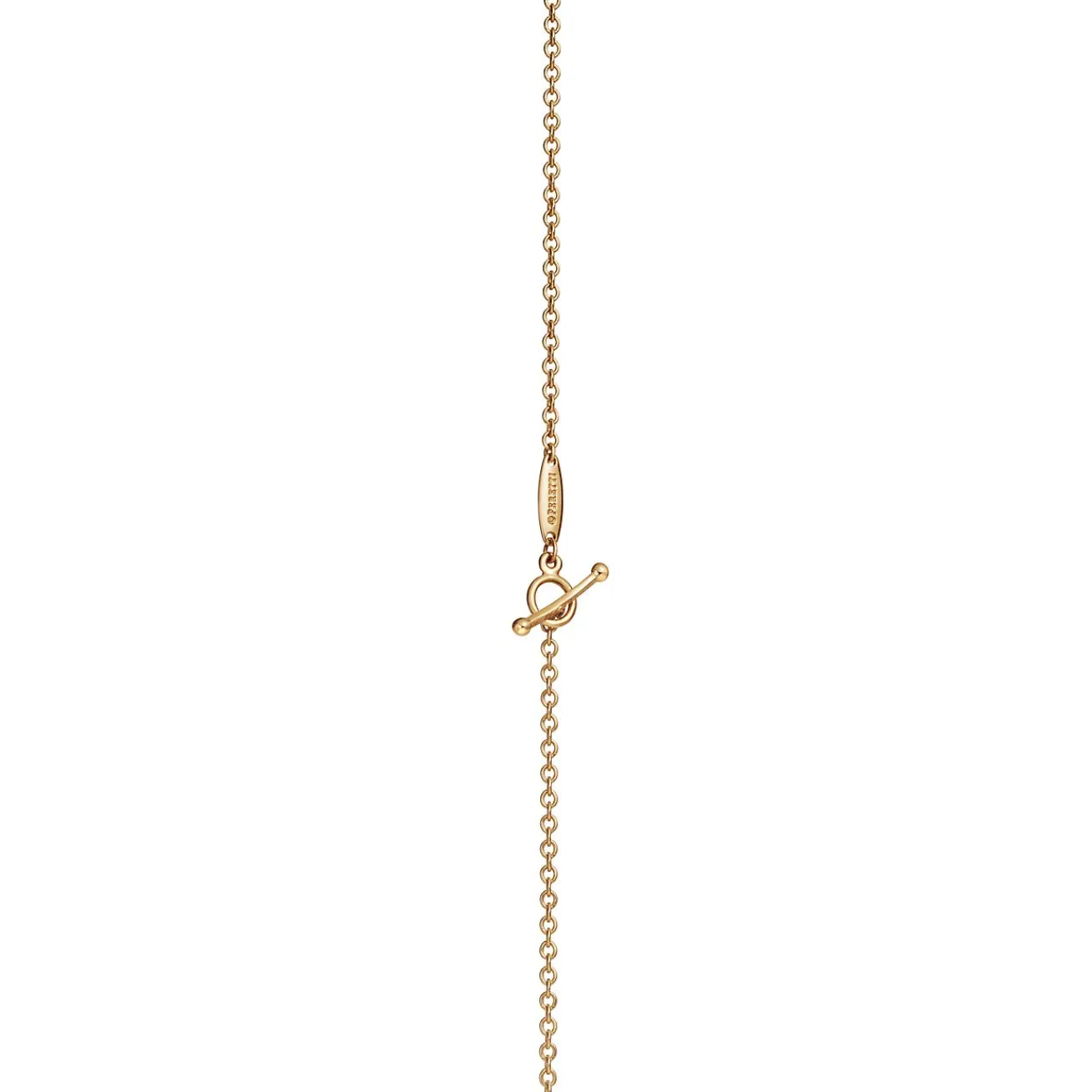 Tiffany & Co. Elsa Peretti® Color by the Yard sprinkle necklace in 18k gold with gemstones. | ^ Necklaces & Pendants|Gold Jewelry