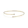 Tiffany & Co. Elsa Peretti® Diamond Hoop single-row bangle in 18k gold with diamonds, medium. | ^ Bracelets|Dainty Jewelry