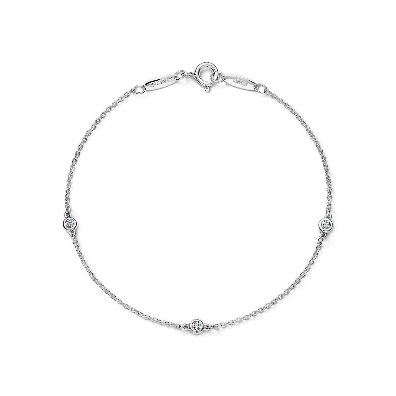 Tiffany & Co. Elsa Peretti® Diamonds by the Yard® bracelet in sterling silver. | ^ Bracelets|Gifts for Her