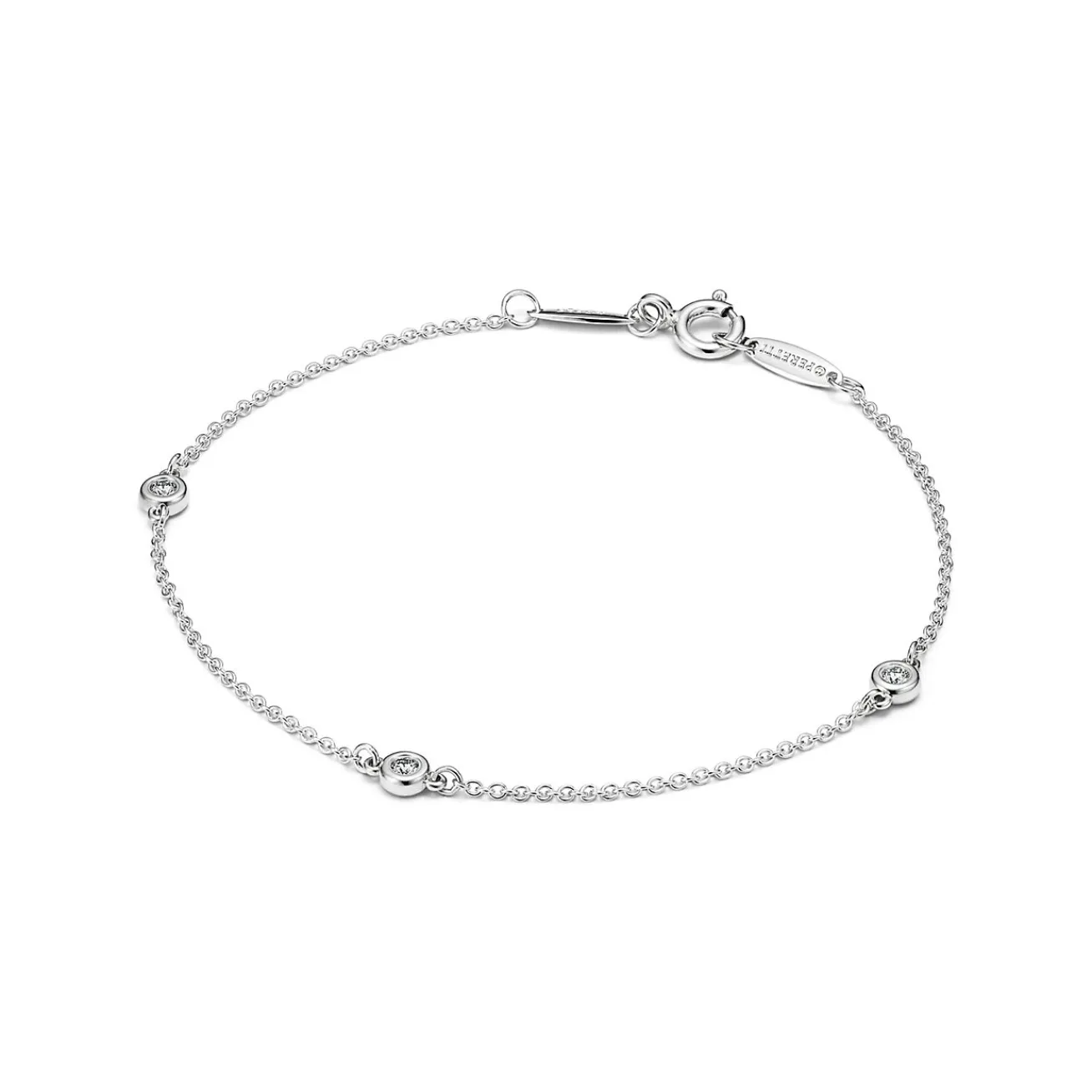 Tiffany & Co. Elsa Peretti® Diamonds by the Yard® bracelet in sterling silver. | ^ Bracelets|Gifts for Her