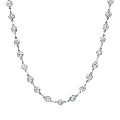 Tiffany & Co. Elsa Peretti® Diamonds by the Yard® necklace in platinum. | ^ Necklaces & Pendants|Elsa Peretti®