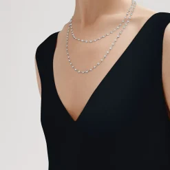 Tiffany & Co. Elsa Peretti® Diamonds by the Yard® necklace in platinum. | ^ Necklaces & Pendants|Elsa Peretti®