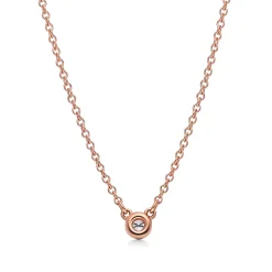 Tiffany & Co. Elsa Peretti® Diamonds by the Yard® Pendant and Earrings Set in Rose Gold | ^ Rose Gold Jewelry|Elsa Peretti®