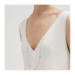 Tiffany & Co. Elsa Peretti® Diamonds by the Yard® sprinkle necklace in sterling silver. | ^ Necklaces & Pendants|Sterling Silver Jewelry