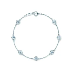 Tiffany & Co. Elsa Peretti® Diamonds by the Yard® bracelet in platinum. | ^ Bracelets|Platinum Jewelry