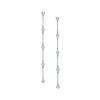 Tiffany & Co. Elsa Peretti® Diamonds by the Yard® drop earrings in platinum. | ^ Earrings|Platinum Jewelry