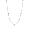 Tiffany & Co. Elsa Peretti® Diamonds by the Yard® necklace in platinum. | ^ Necklaces & Pendants|Platinum Jewelry