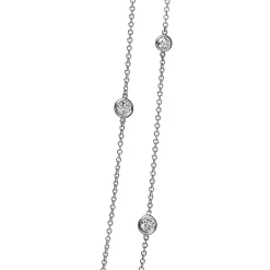 Tiffany & Co. Elsa Peretti® Diamonds by the Yard® Sprinkle Necklace in Platinum with Diamonds | ^ Necklaces & Pendants|Platinum Jewelry