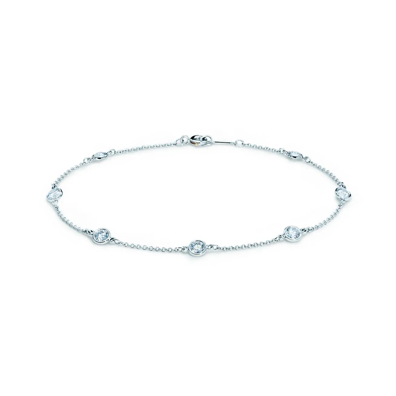 Tiffany & Co. Elsa Peretti® Diamonds by the Yard® bracelet in platinum. | ^ Bracelets|Platinum Jewelry