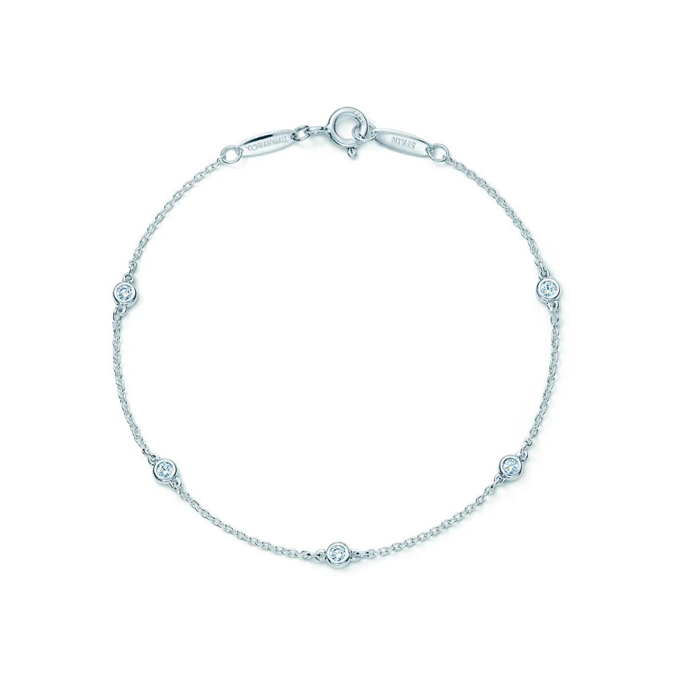 Tiffany & Co. Elsa Peretti® Diamonds by the Yard® bracelet in sterling silver. | ^ Bracelets|Sterling Silver Jewelry