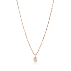 Tiffany & Co. Elsa Peretti® Diamonds by the Yard® pendant in 18k rose gold. | ^ Necklaces & Pendants|Rose Gold Jewelry