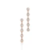Tiffany & Co. Elsa Peretti® Diamonds by the Yard® drop earrings in rose gold with diamonds. | ^ Earrings|Rose Gold Jewelry