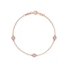 Tiffany & Co. Elsa Peretti® Diamonds by the Yard® bracelet in 18k rose gold, medium. | ^ Bracelets|Rose Gold Jewelry