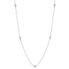 Tiffany & Co. Elsa Peretti® Diamonds by the Yard® necklace in sterling silver. | ^ Necklaces & Pendants|Sterling Silver Jewelry