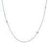Tiffany & Co. Elsa Peretti® Diamonds by the Yard® sprinkle necklace in platinum. | ^ Necklaces & Pendants|Dainty Jewelry