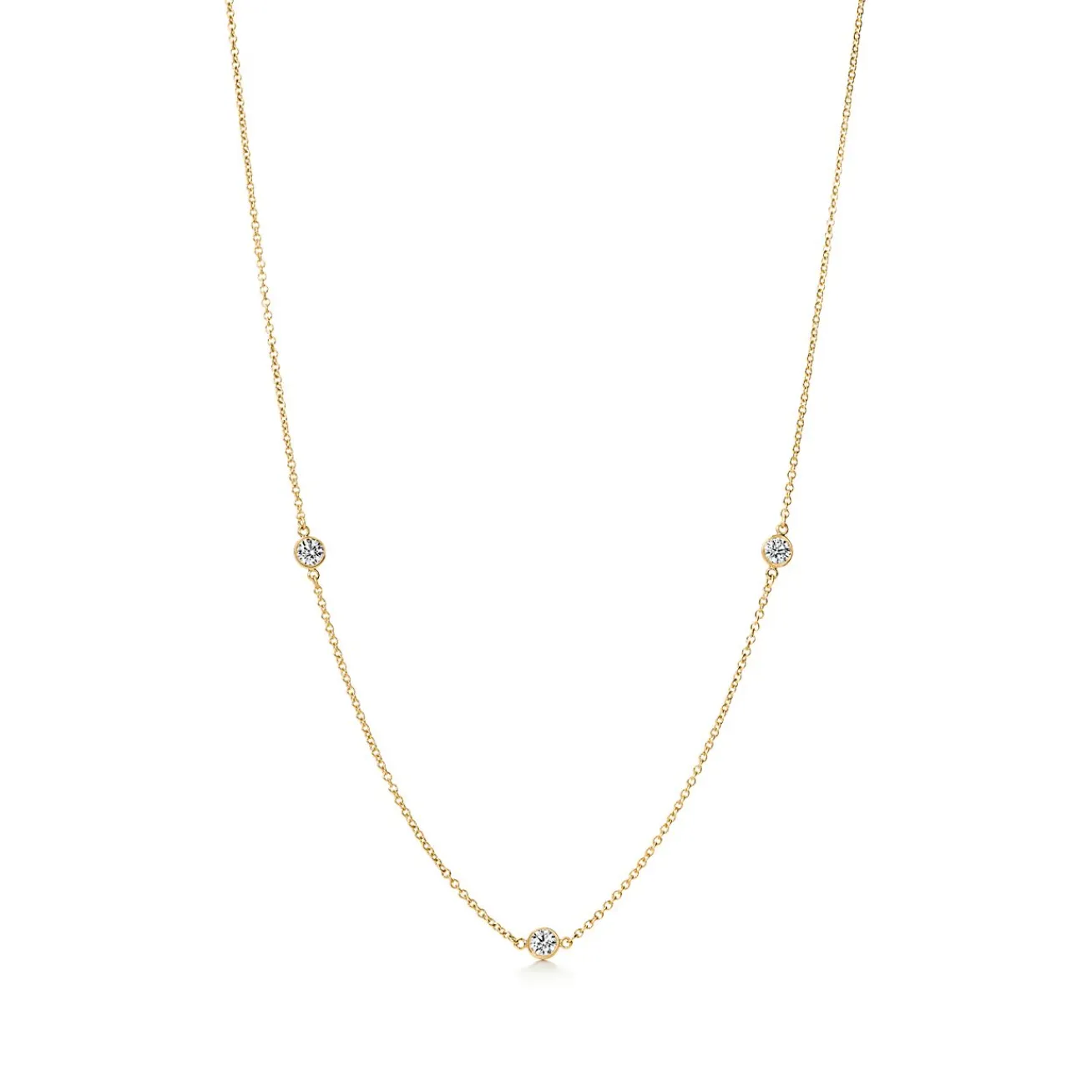 Tiffany & Co. Elsa Peretti® Diamonds by the Yard® necklace in 18k gold. | ^ Necklaces & Pendants|Gold Jewelry