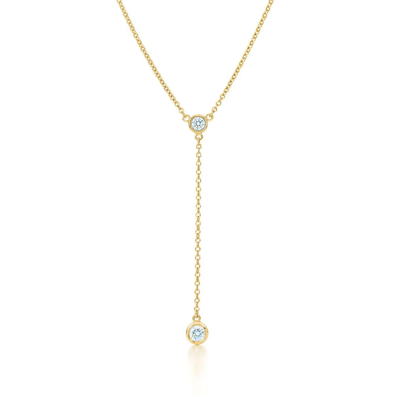 Tiffany & Co. Elsa Peretti® Diamonds by the Yard® necklace in 18k gold. | ^ Necklaces & Pendants|Gold Jewelry