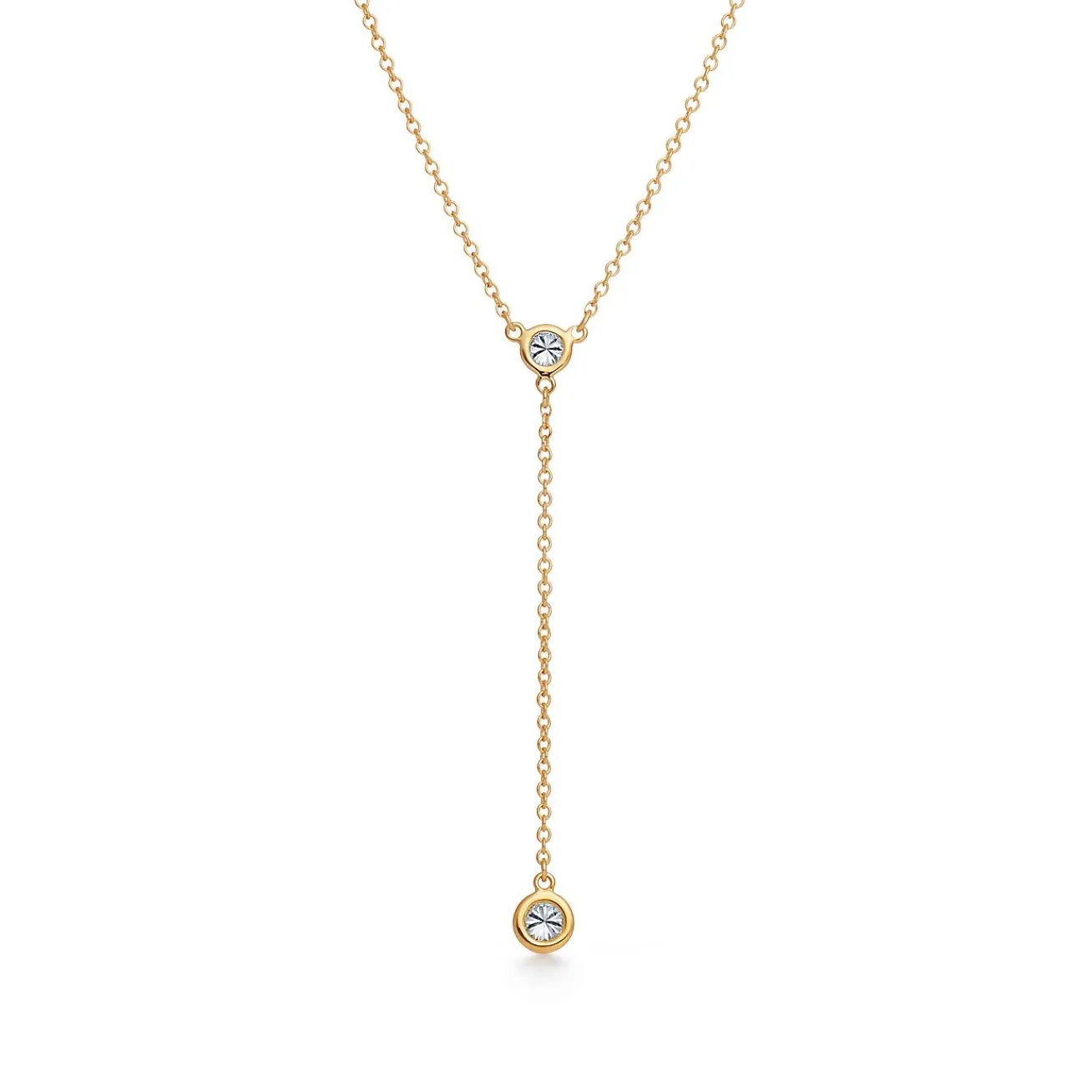 Tiffany & Co. Elsa Peretti® Diamonds by the Yard® necklace in 18k gold. | ^ Necklaces & Pendants|Gold Jewelry