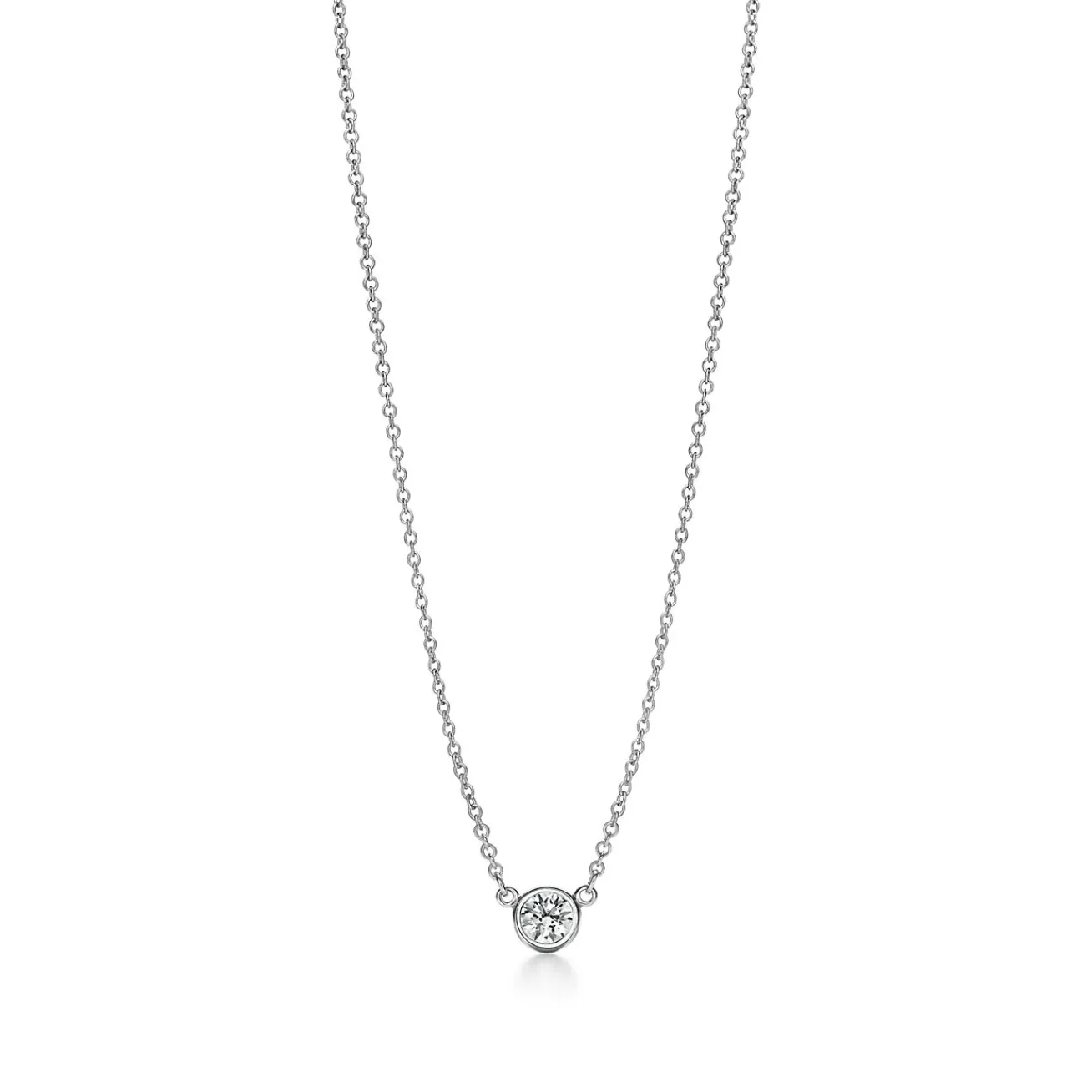 Tiffany & Co. Elsa Peretti® Diamonds by the Yard® pendant in platinum 16" long. | ^ Necklaces & Pendants|Gifts for Her