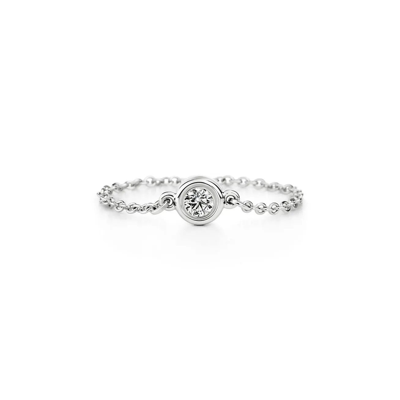 Tiffany & Co. Elsa Peretti® Diamonds by the Yard® ring in sterling silver. | ^ Rings|Sterling Silver Jewelry