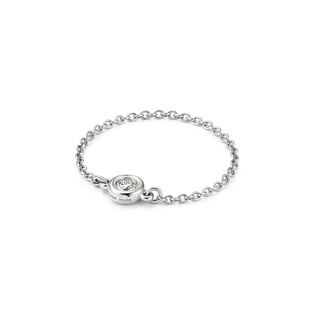 Tiffany & Co. Elsa Peretti® Diamonds by the Yard® ring in sterling silver. | ^ Rings|Sterling Silver Jewelry
