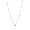 Tiffany & Co. Elsa Peretti® Diamonds by the Yard® pendant in 18k rose gold with a round brilliant diamond. | ^ Necklaces & Pendants|Gifts for Her