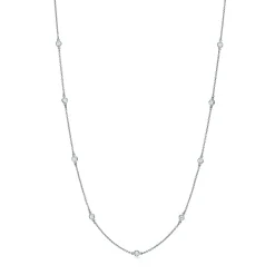 Tiffany & Co. Elsa Peretti® Diamonds by the Yard® necklace in platinum. | ^ Necklaces & Pendants|Gifts for Her