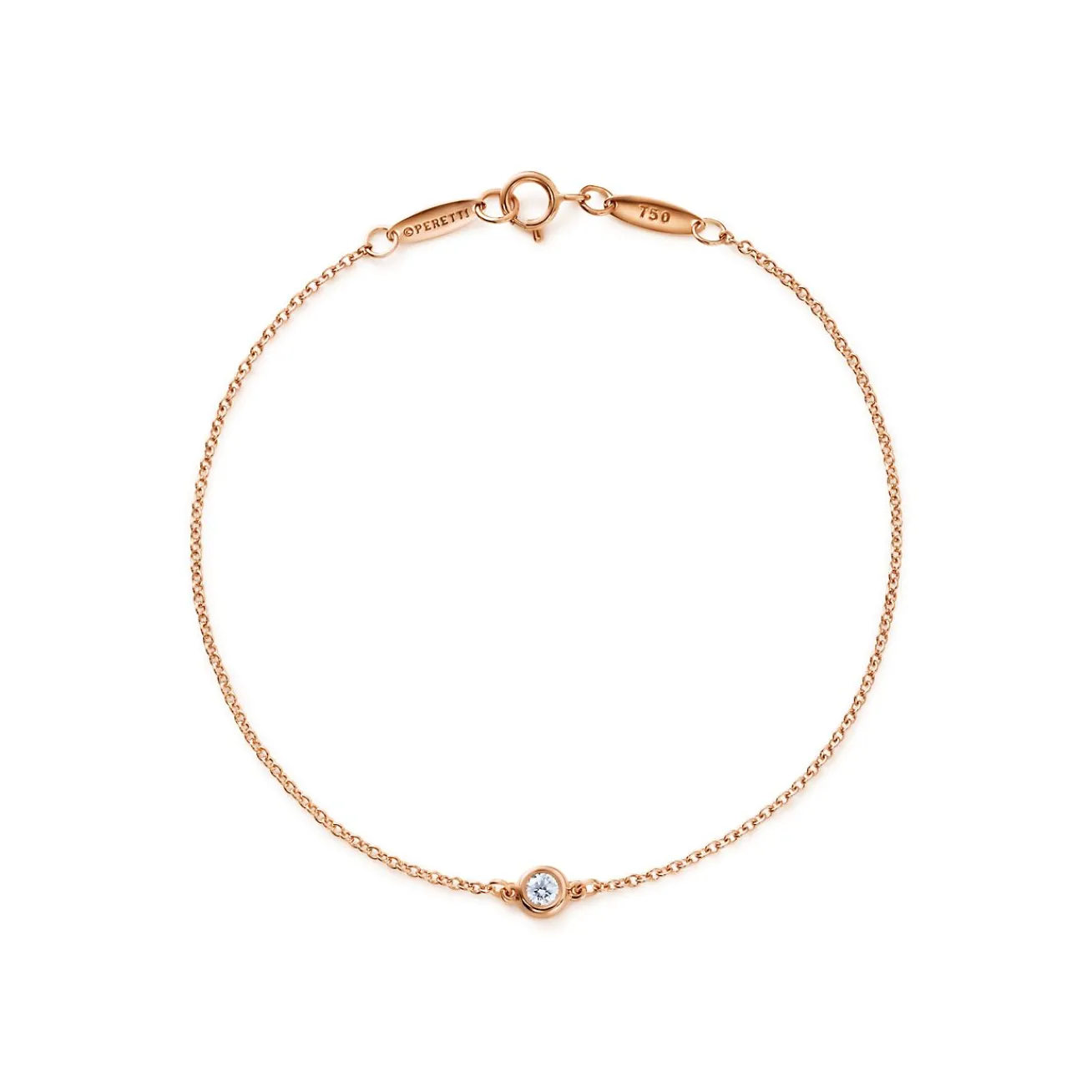 Tiffany & Co. Elsa Peretti® Diamonds by the Yard® bracelet in 18k rose gold. | ^ Bracelets|Rose Gold Jewelry
