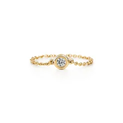 Tiffany & Co. Elsa Peretti® Diamonds by the Yard® ring in 18k gold. | ^ Rings|Gold Jewelry