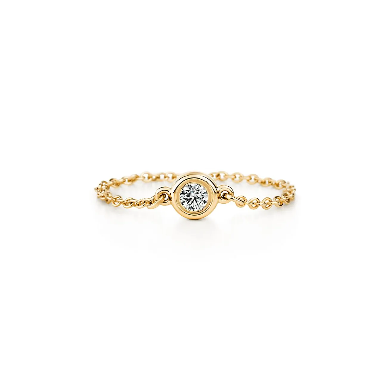 Tiffany & Co. Elsa Peretti® Diamonds by the Yard® ring in 18k gold. | ^ Rings|Gold Jewelry