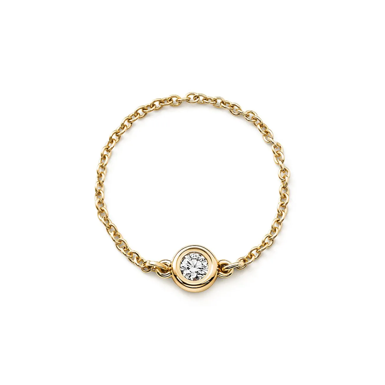 Tiffany & Co. Elsa Peretti® Diamonds by the Yard® ring in 18k gold. | ^ Rings|Gold Jewelry
