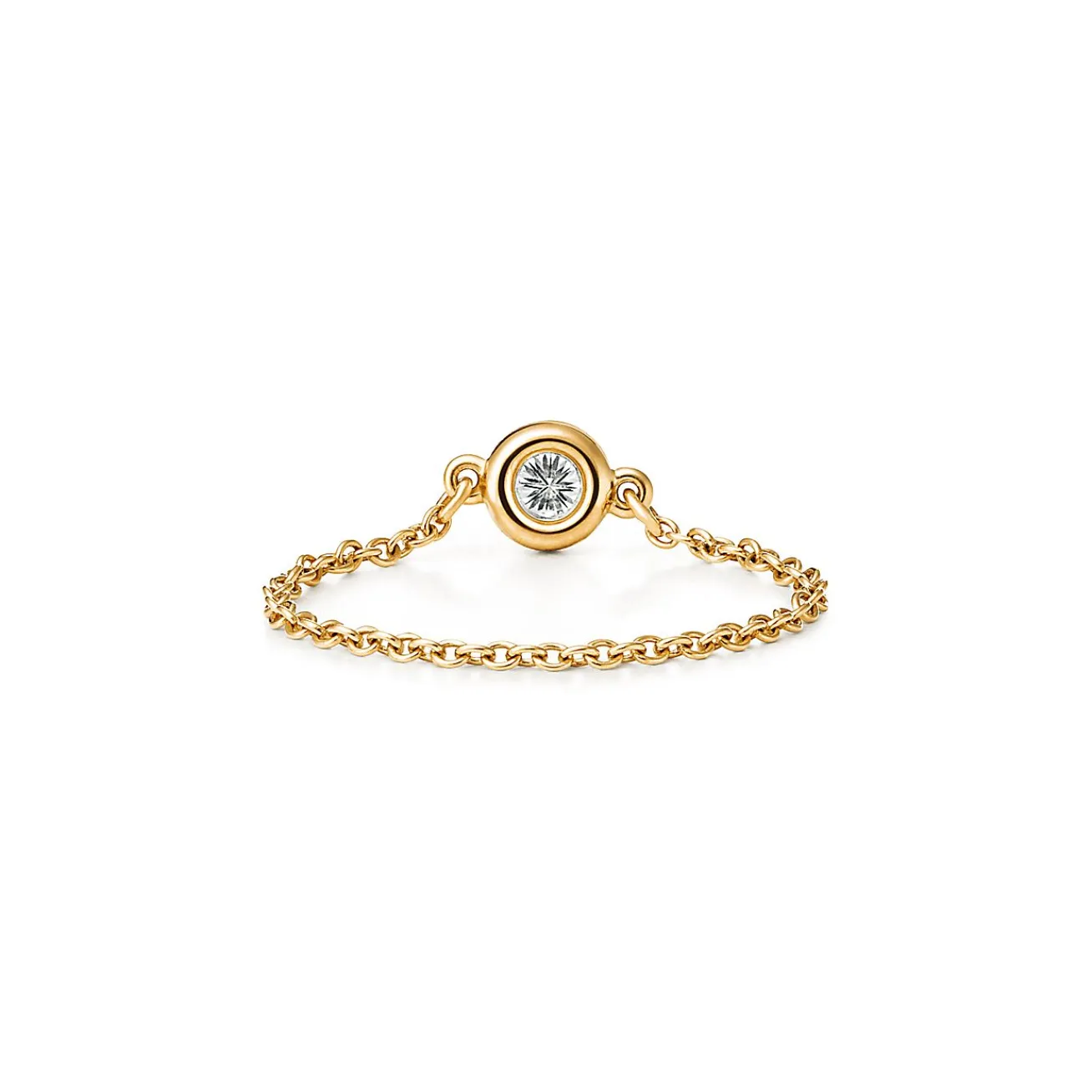 Tiffany & Co. Elsa Peretti® Diamonds by the Yard® ring in 18k gold. | ^ Rings|Gold Jewelry