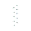 Tiffany & Co. Elsa Peretti® Diamonds by the Yard® drop earrings in platinum. | ^ Earrings|Platinum Jewelry