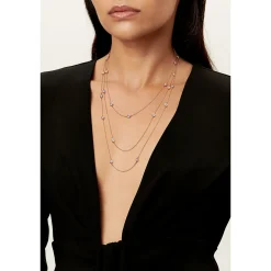 Tiffany & Co. Elsa Peretti® Diamonds by the Yard® Sprinkle Necklace in Rose Gold | ^ Necklaces & Pendants|Rose Gold Jewelry