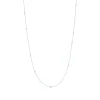 Tiffany & Co. Elsa Peretti® Diamonds by the Yard® sprinkle necklace in platinum. | ^ Necklaces & Pendants|Dainty Jewelry