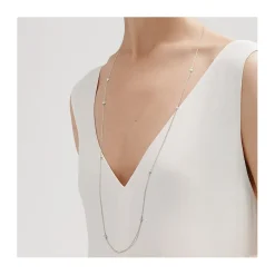 Tiffany & Co. Elsa Peretti® Diamonds by the Yard® sprinkle necklace in platinum. | ^ Necklaces & Pendants|Dainty Jewelry