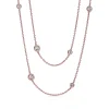 Tiffany & Co. Elsa Peretti® Diamonds by the Yard® Sprinkle Necklace in Rose Gold with Diamonds | ^ Necklaces & Pendants|Rose Gold Jewelry