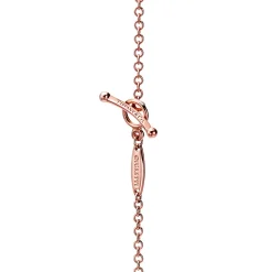 Tiffany & Co. Elsa Peretti® Diamonds by the Yard® Sprinkle Necklace in Rose Gold with Diamonds | ^ Necklaces & Pendants|Rose Gold Jewelry