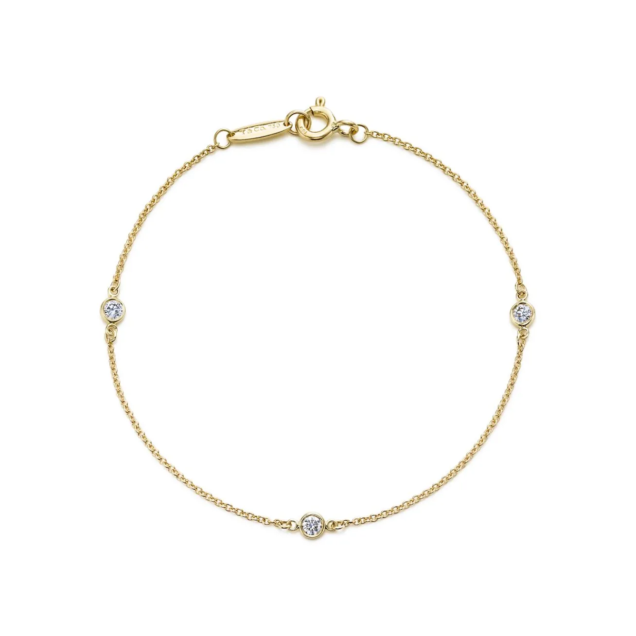 Tiffany & Co. Elsa Peretti® Diamonds by the Yard® bracelet in 18k gold. | ^ Bracelets|Gifts for Her